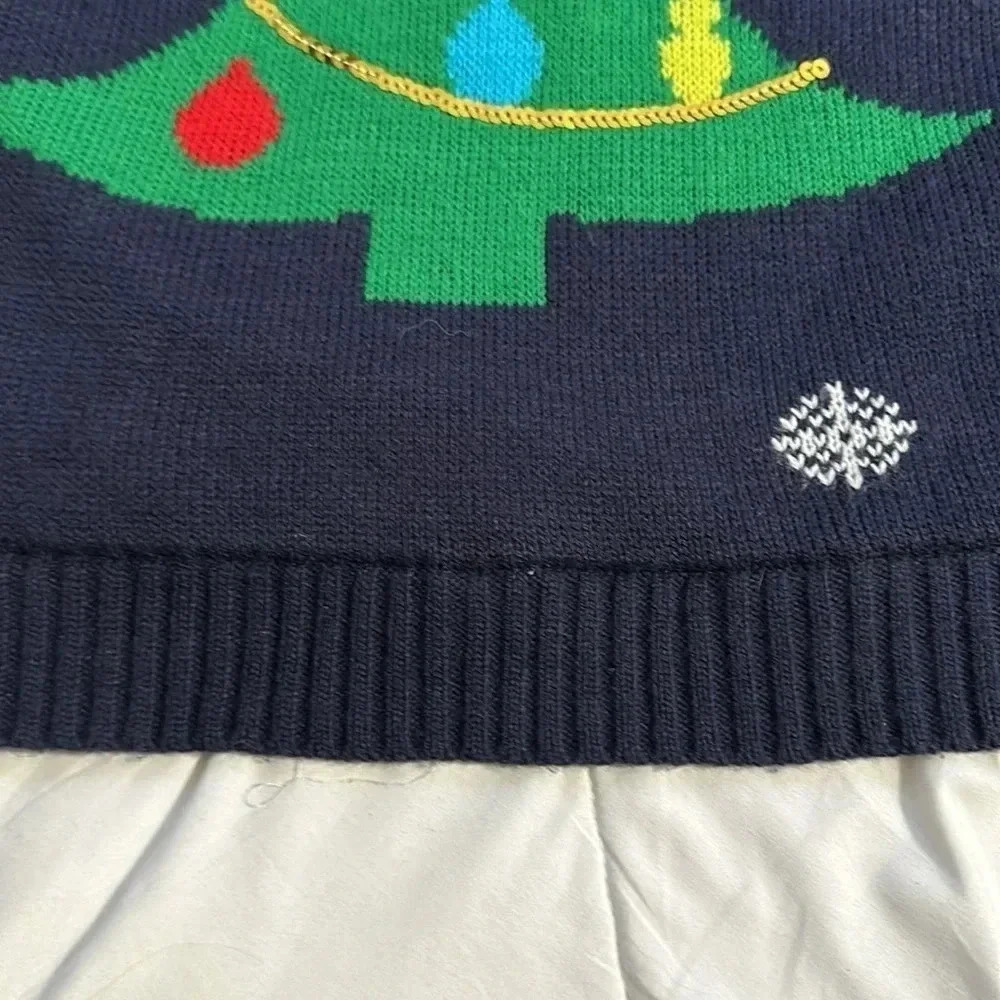 Derek Heart Christmas sweater tree and snowflakes juniors size XL - Picture 5 of 6